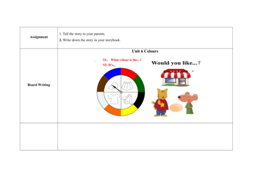 Unit 6 Colours  B  Fun time & Cartoon time 单元整体教学设
