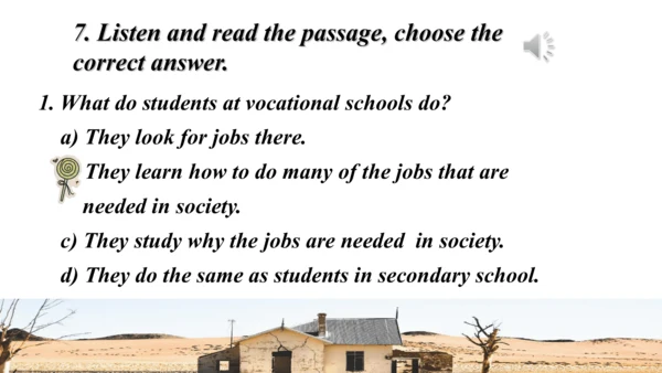 Module 8 My  future  life Unit 3 Language in use  