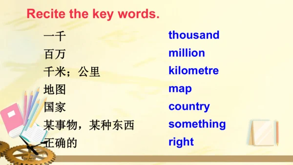 外研版(三年级起点)六年级英语上册  Review of Module 1 课件(共30张PPT)