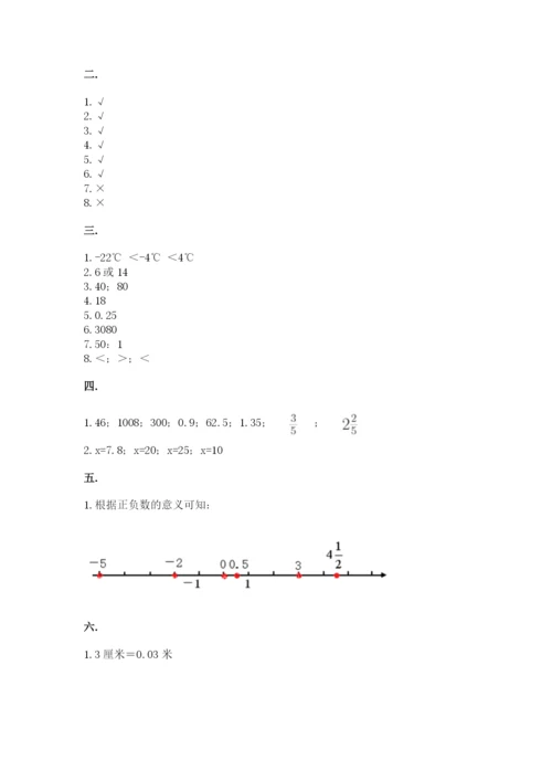 山西省【小升初】2023年小升初数学试卷【典型题】.docx