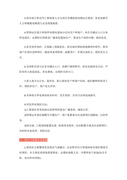 小区突发性事件的应急专项预案.docx