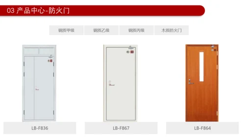木门家装产品介绍通用PPT模板