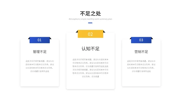蓝色简约商务工作总结工作汇报述职报告ppt模板