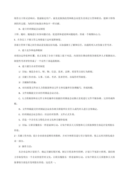 如何建立公司的管理作业流程.docx