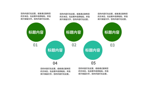 绿色商务风地产行业企业宣传手册PPT模板
