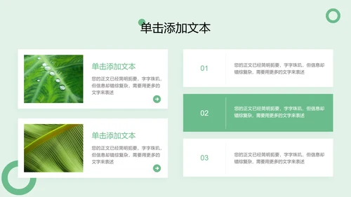 绿色极简品牌介绍通用PPT演示模板