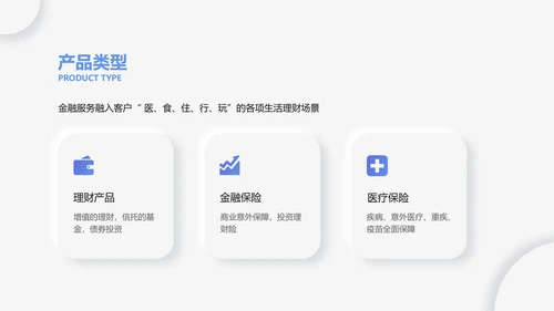 简约风灰白色金融理财产品介绍PPT