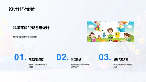 科学实验的探索与应用PPT模板
