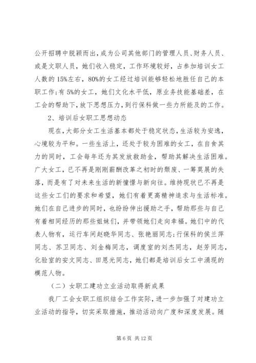 女职工工作情况调研报告.docx