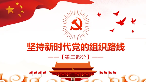 切实贯彻落实新时代党的组织路线PPT党课课件