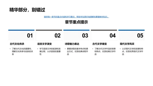 语文教材深度解析PPT模板