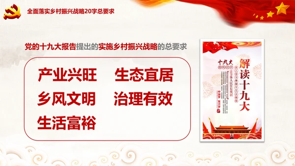 新农村精准扶贫开发工作乡村振兴战略PPT