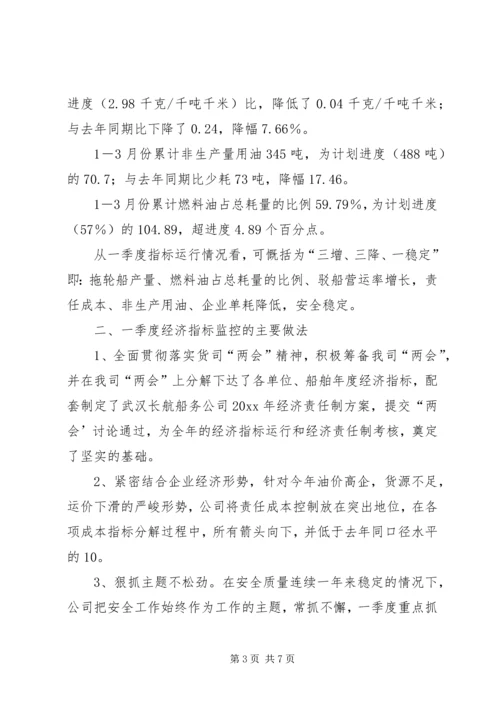季度经济活动分析报告精编.docx