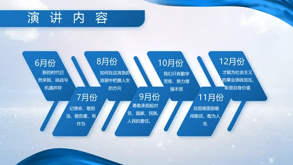 蓝色大气八一部队军事工作总结视频PPT模板