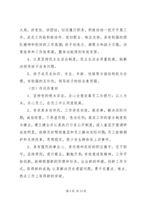银行ＸＸ分行创建四好领导班子活动实施方案 (2).docx