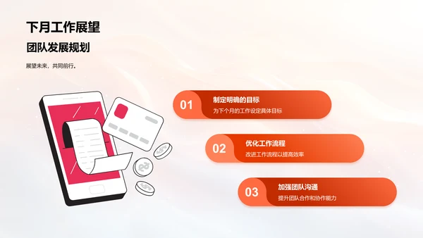 月度人资工作汇报PPT模板