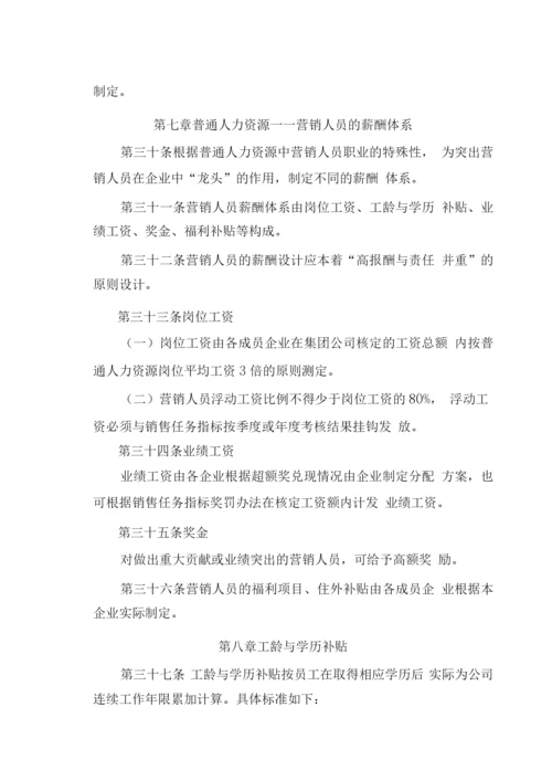 蒙西高新技术集团公司薪酬管理制度.docx