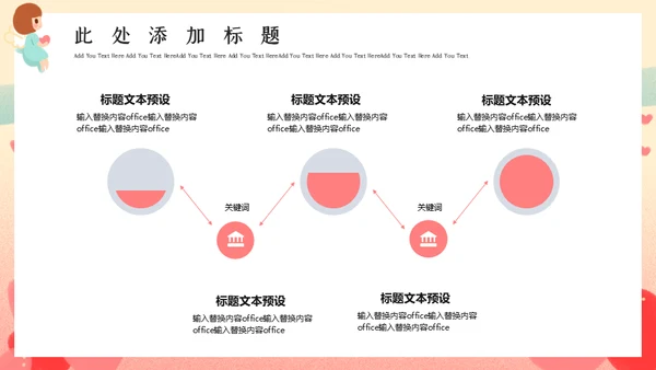 传递爱心温暖儿童慈善公益宣传通用PPT模板