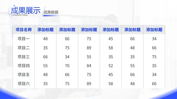 蓝色商务风企业年终总结