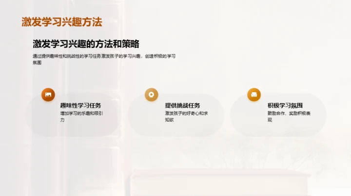 唤醒孩子的学习热情