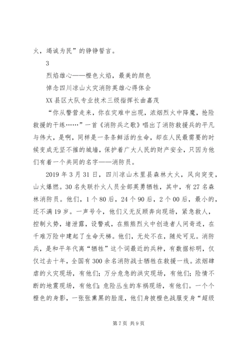 学习消防烈士心得体会.docx