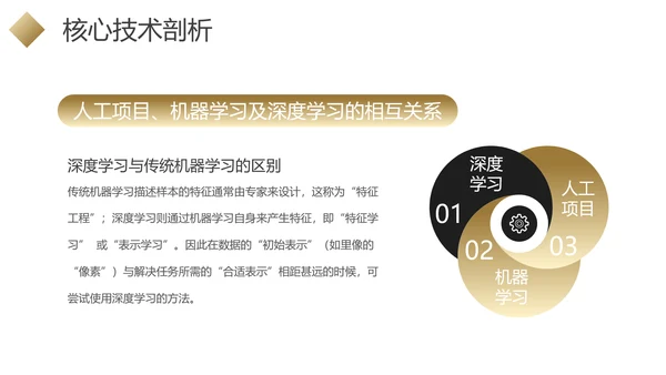 黑金色商业项目行业分析报告PPT模板