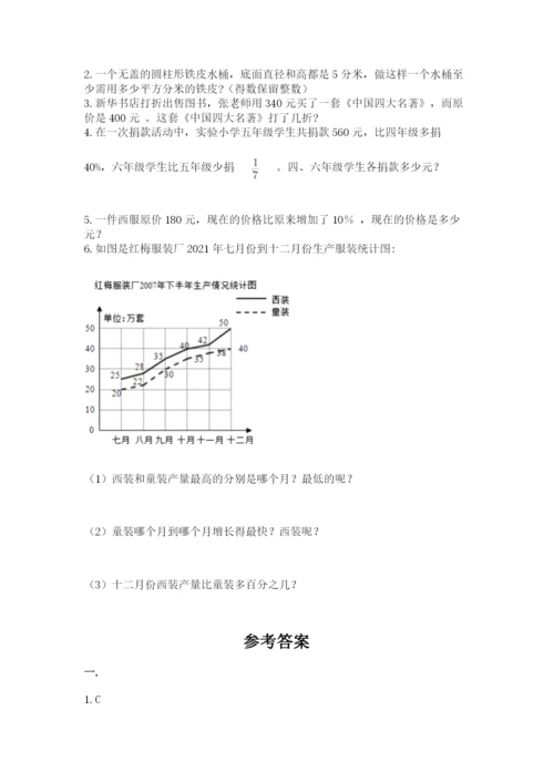 海南省【小升初】2023年小升初数学试卷及参考答案（巩固）.docx