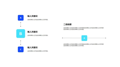 简约蓝色渐变述职报告PPT模板