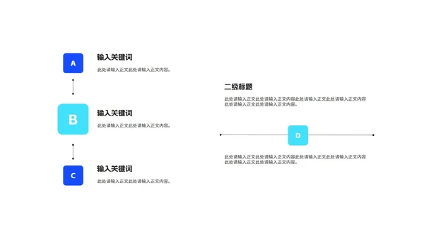 简约蓝色渐变述职报告PPT模板