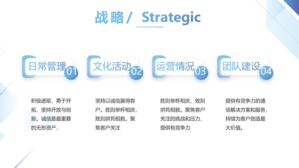 简约蓝色项目年度工作计划动态PPT