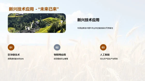 农业供应链的创新与优化