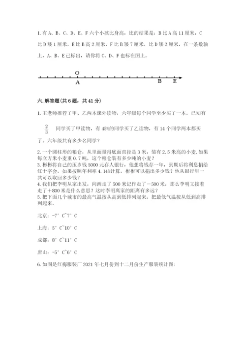 冀教版六年级下册期末真题卷附完整答案【名校卷】.docx