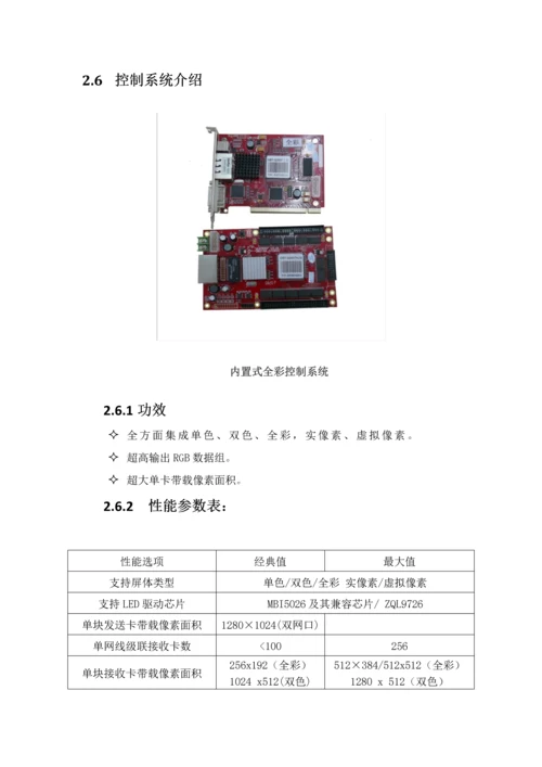 户外LED显示屏核心技术专业方案.docx