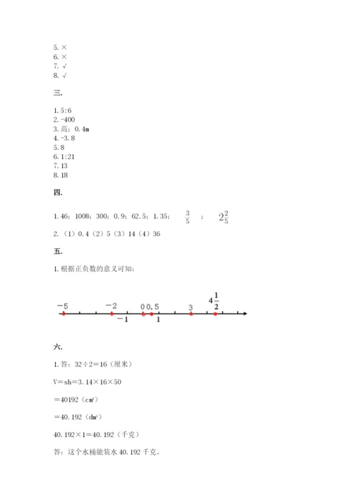 冀教版小升初数学模拟试题附参考答案【综合题】.docx