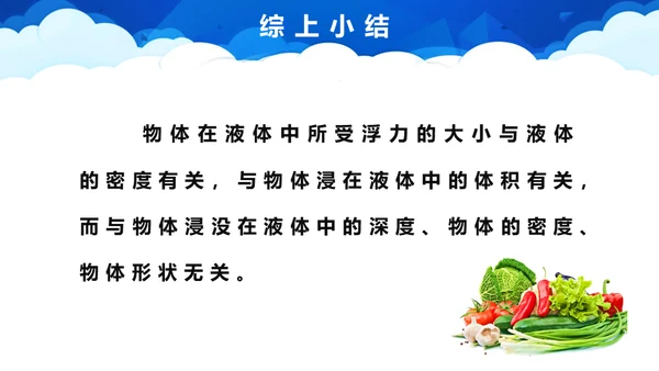 初中物理课《浮力》教学通用PPT课件