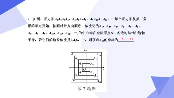 2024春人教七下数学期中高效复习核心考点串讲 03平面直角坐标系  课件（共50张PPT）