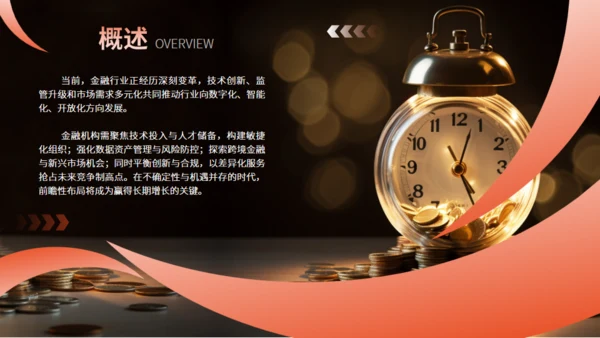 金融行业趋势和前景规划通用PPT模板