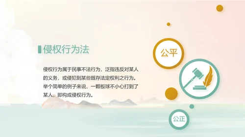 法律讲堂知识讲座培训普法宣传PPT模板