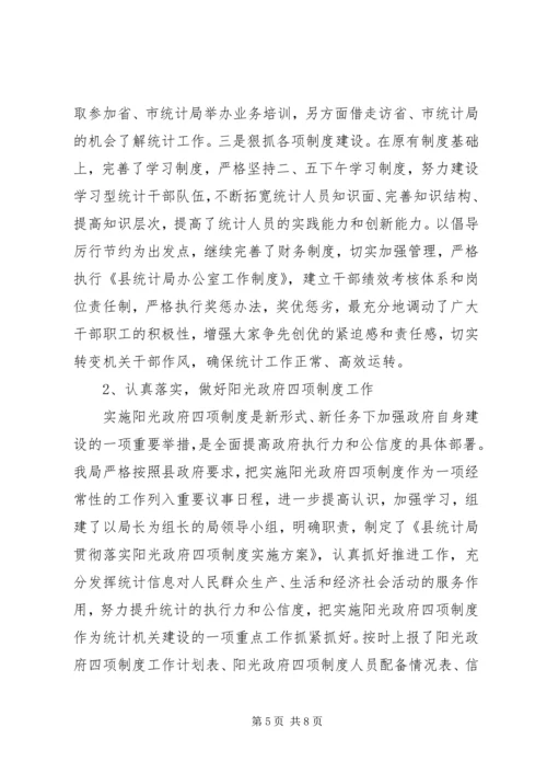 统计局上半年工作总结和下半年工作计划 (2).docx