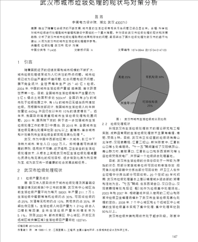 武汉市城市垃圾处理的现状与对策分析