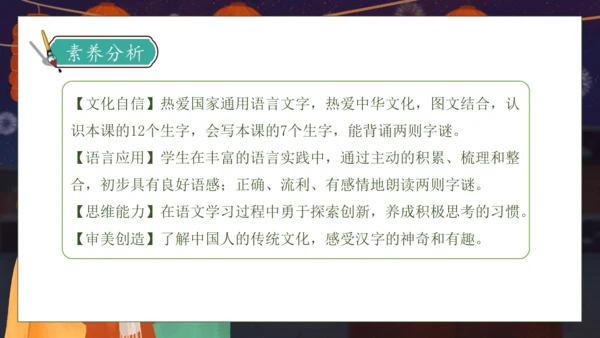 【核心素养】部编版语文一年级下册-识字4. 猜字谜 第1课时（课件）