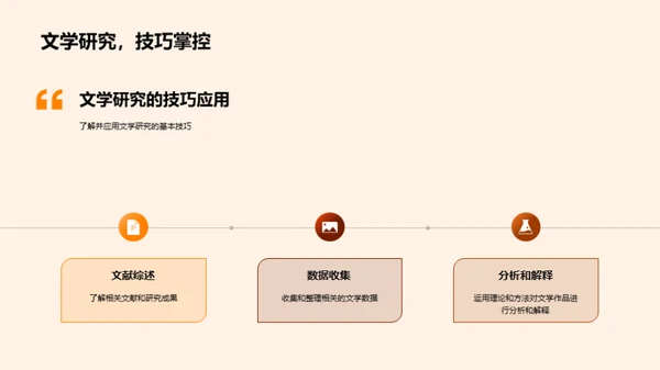 文学探索：研究之旅