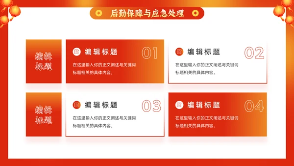 元宵节灯会庙会活动策划中国龙通用PPT模板