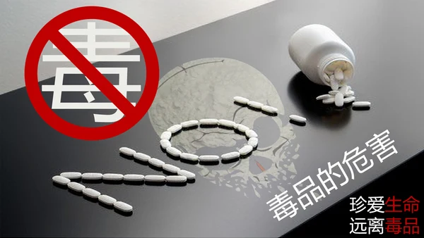 珍爱生命禁毒无毒PPT