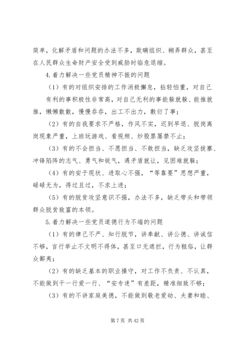 机关党建问题清单.docx