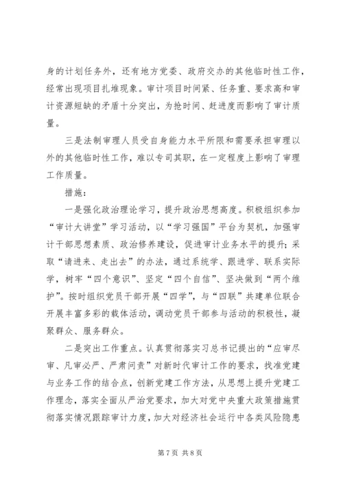 审计局党组专题调研报告 (2).docx