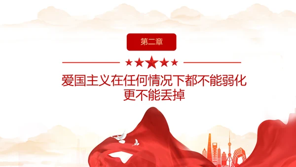 弘扬爱国主义精神通用PPT模板
