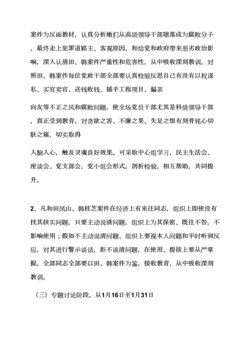 开展警示教育活动专项方案.docx