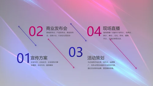 大气科技产品发布会策划方案PPT