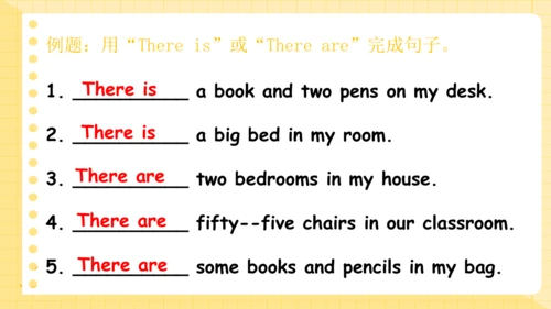 Unit 5 There is a big bed 复习课件（词组+句型+语音+语法+写作指导）